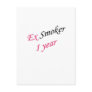 1 year ex-smoker postcards