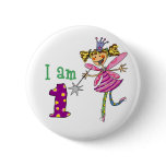 1 year old princess fairy buttons