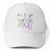 1 Year Olds Rock ! hats