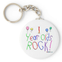1 Year Olds Rock ! Key Chain
