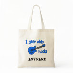 1 year olds rock! Personalized Baby's 1st Birthday Canvas Bag
