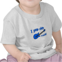 1 year olds rock! Personalized Baby's 1st Birthday Tee Shirt