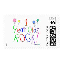 1 Year Olds Rock ! Postage Stamps