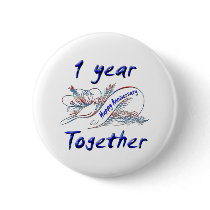 1 Year Together Pins
