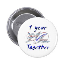 1 Year Together Pins