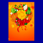 1ai fall harvest wreath posters