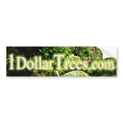 1dollartrees_bumpersticker_001 bumper stickers by 1DollarTrees
