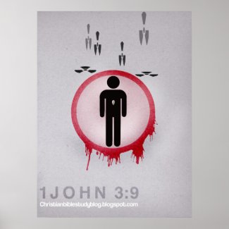 1John 3:9 Minimalist Posters