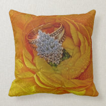 1K diamond ring on a pillow pillows