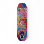 1PEACE "BE ROCK N ROLL" SKATE BOARD DECKS