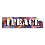 1PEACE "BEing" bumper Bumper Sticker