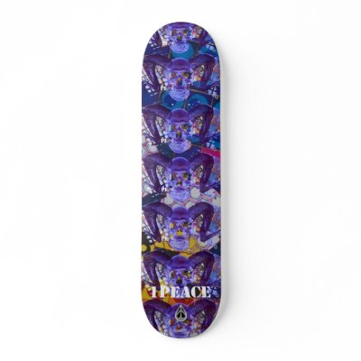 1PEACE "mr lovedeath" Skateboard by 1PEACE