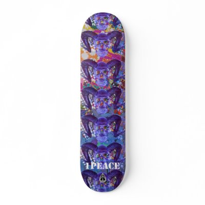1PEACE "purple majesty" Custom Skate Board by 1PEACE