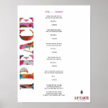 1PEACE "STILL ... i remain" poem Poster