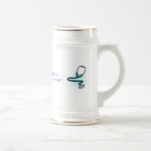 1phonendoscope1-med, Behind Every Good Doctoris... Coffee Mug