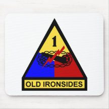 1st AD Old Ironsides Patch Mouse Mats