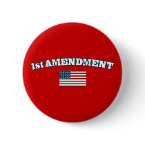 1st Amendment American Flag Buttons