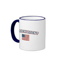 1st Amendment American Flag Mug