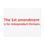 1st Amendment is for independent thinkers Post Cards