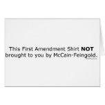 1st Amendment NOT Brought by McCain/Feingold Card