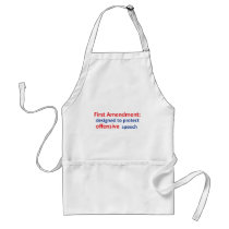1st Amendment: protecting offensive speech Apron