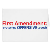 1st Amendment: protecting offensive speech Cards