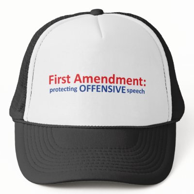 1st Amendment: protecting offensive speech Mesh Hat by hardRight