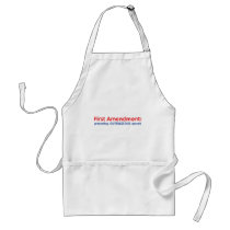 1st Amendment: protecting speech. Aprons