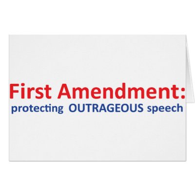 1st Amendment: protecting speech. Cards by hardRight
