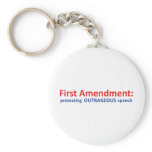 1st Amendment: protecting speech. Key Chains