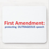 1st Amendment: protecting speech. Mousepad