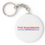 1st Amendment: protecting unpopular speech. Key Chain