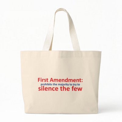 1st Amendment: protects the minority Bag by hardRight