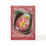 1st Anniversary Card