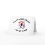 1st ANNIVERSARY Greeting Cards