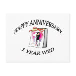 1st ANNIVERSARY Post Card