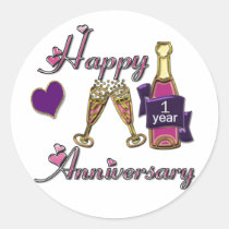 1st. Anniversary stickers