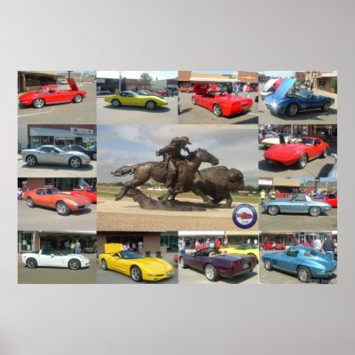 1st Annual Buffalo Bill Corvette Show Posters by wksimages