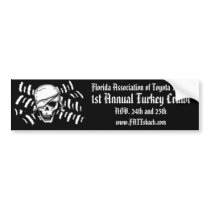 1st Annual Turkey Crawl bumper stickers by FATTshack 1st Annual Turkey Crawl bumper stickers