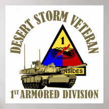 1st Armored Division [1st AD] Poster