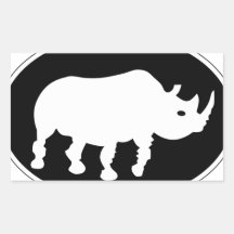1st Armoured Division Rectangular Sticker
