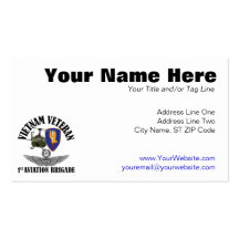 1st Avn Bde Master Aviator Business Card