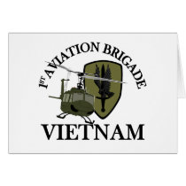 1st AVN BDE Vietnam Vet Huey Cards