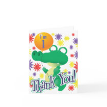 1st Birthday Alligator Cards