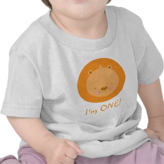 1st Birthday Baby Lion Infant T-Shirt shirt