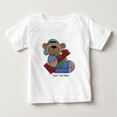 1st Birthday Bear  customizable  Tee Shirts