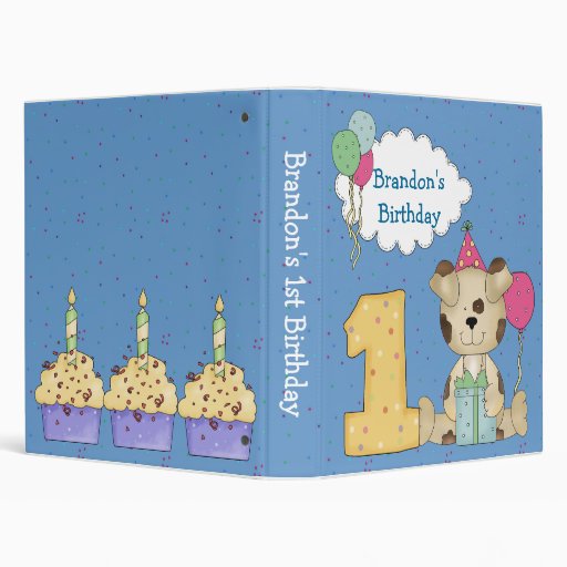 1st Birthday Binder