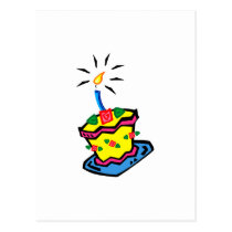 1st Birthday Cake postcards