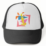 1st Birthday Candle Mesh Hat