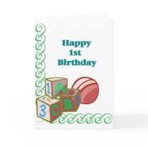 1st Birthday cards